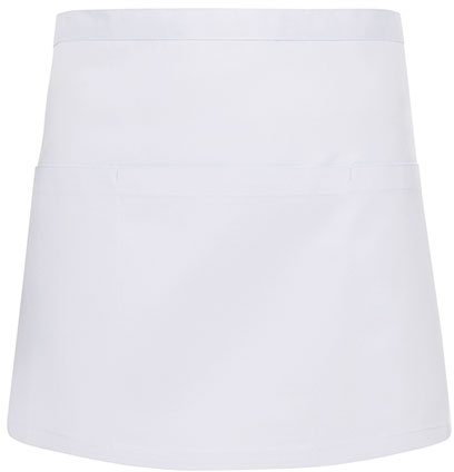 L-Karlowsky-Jobwear, Vorbinder Basic mit Tasche 60 x 35 cm White