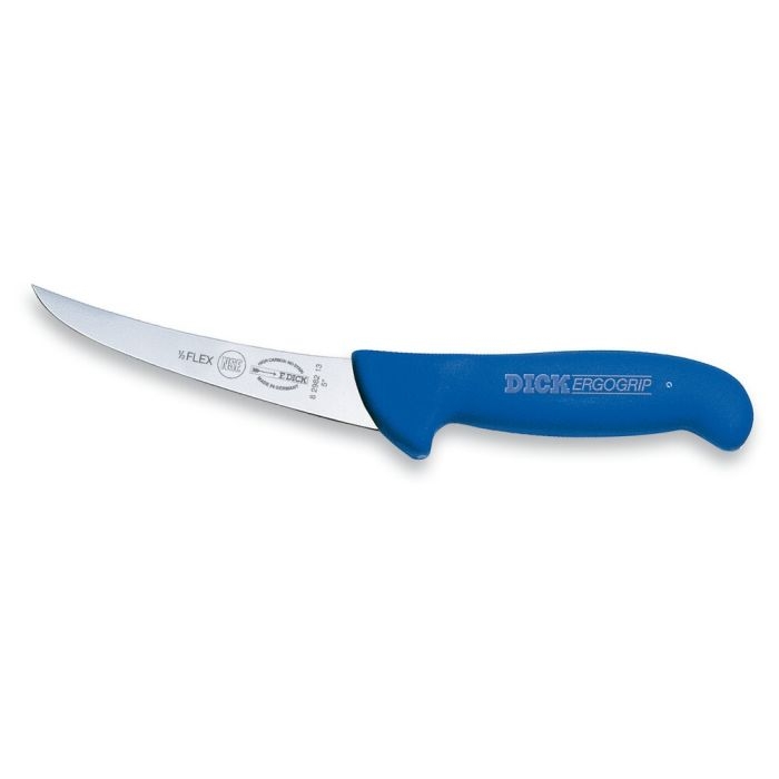 DICK-Ausbeinmesser halb-flex., geschw. Klinge, blau