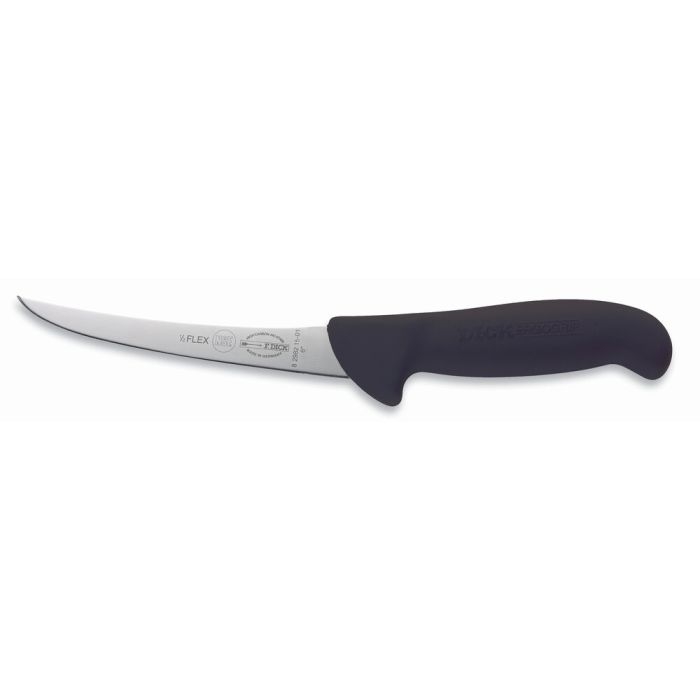 DICK-Ausbeinmesser halb-flex., geschw. Klinge, schwarz
