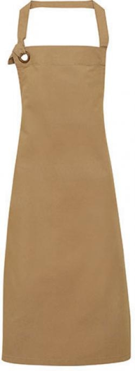 Premier Calibre Heavy Cotton Canvas Bib Apron 72 x 86 cm Khaki