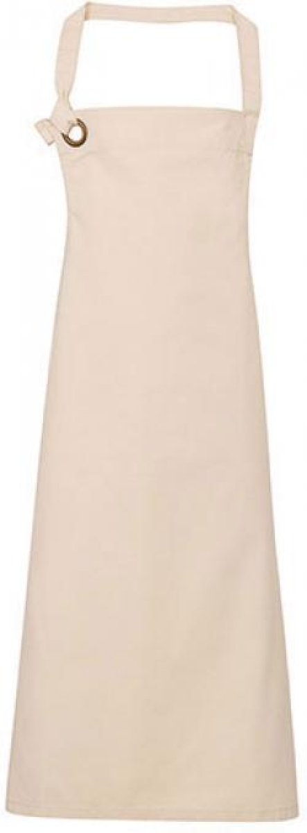 Premier Calibre Heavy Cotton Canvas Bib Apron 72 x 86 cm Natural