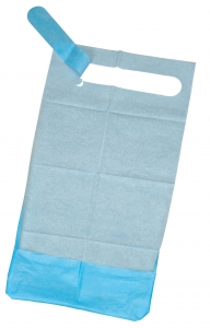 ZVG-zetDress-Hygiene, Einweg-Einmal-UNISAN Care L�tzchen f. Erwachsene, blau, VE = 1 St�ck