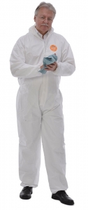 ZVG-zetDress-Hygiene, Einweg-Overall, Schutzanzug, Einmal-Schutzoverall, Z2 Secutex pro 5/6, wei�, VE = 25 St�ck