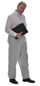 ZVG-zetDress-Hygiene, Einweg-Einmal-Hose Z20 paint-tex plus hellgrau, VE = 100 St�ck