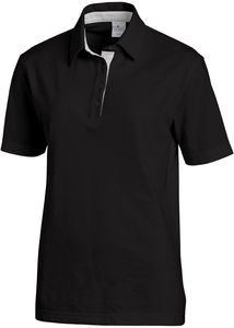 LEIBER-Jobwear, Poloshirt, Arbeits-Berufs-Shirt, Damen & Herren, ca. 220g/m, schwarz/silber