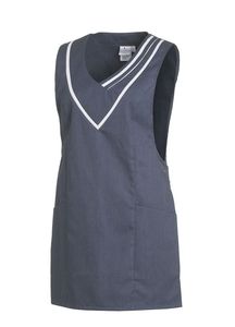 LEIBER-Jobwear, berwurfschrze, Arbeits-Berufs-Schrze, 215 g/m, denimblue/wei