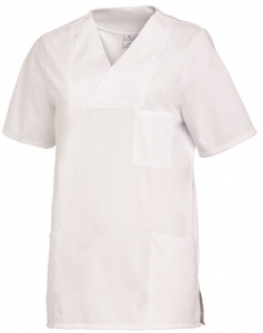 LEIBER-Jobwear, Damen-Schlupfkasack, Arbeits-Berufs-Kasack, ca. 150g/m, wei