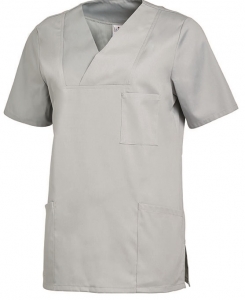 LEIBER-Jobwear, Damen-Schlupfkasack, Arbeits-Berufs-Kasack, ca. 150g/m, silbergrau