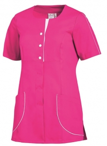 LEIBER-Jobwear, Hosenkasack, Arbeits-Berufs-Kasack, ca. 190g/m, fuchsia/wei