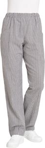 LEIBER-Jobwear, Kochhose, Bckerhose, 260 g, schwarz/wei-pepita
