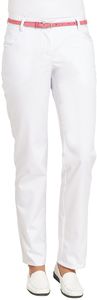 LEIBER-Jobwear, Damen-Arbeits-Berufs-Hose, Bundhose, 210 g, wei