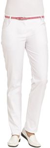LEIBER-Jobwear, Damen-Arbeits-Berufs-Hose, Bundhose, Lnge ca. 75 cm, ca. 225 g/m, weiss