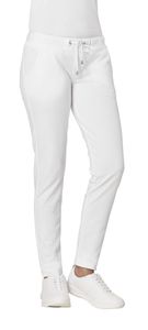 LEIBER-Jobwear, Damen-Arbeits-Berufs-Hose, Sweathose, 260 g/m, wei