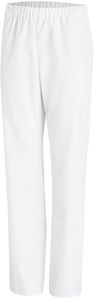 LEIBER-Jobwear, Damen und Herren OP-Hose, Arbeits-Berufs-Hose, 270 g/m, weiss
