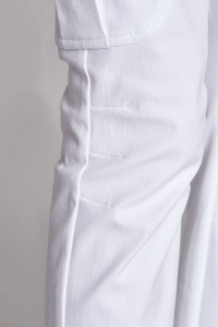 LEIBER-Jobwear, Damen-Arbeits-Berufs-Hose, Bundhose, ca. 270g/m, wei