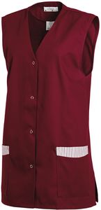 LEIBER-Jobwear, Westenkasack, Arbeits-Berufs-Kasack, bordeaux