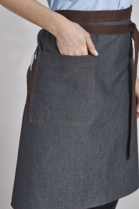 LEIBER-Jobwear, Vorbinder, Arbeits-Berufs-Schrze, jeansgrau