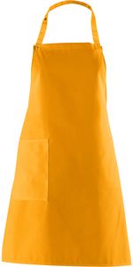 LEIBER-Jobwear, Latzschrze, Gastro-Arbeits-Berufs-Schrze, Vorbinder, ca. 215g/m, mango