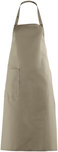 LEIBER-Jobwear, Latzschrze, Gastro-Arbeits-Berufs-Schrze, Vorbinder, ca. 215g/m, sand