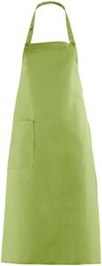 LEIBER-Jobwear, Latzschrze, Gastro-Arbeits-Berufs-Schrze, Vorbinder, ca. 215g/m, apfelgrn