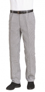 LEIBER-Jobwear, Kochhose, Bckerhose, Damen und Herren, ca. 260 g/qm, schwarz/weiss-pepita