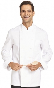 LEIBER-Jobwear, Kochjacke fr Damen und Herren, Gr. 90-110, wei