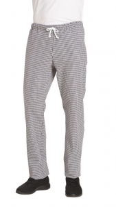 LEIBER-Jobwear, Kochhose, Bckerhose, Schlupfhose, Damen und Herren, ca. 220g/m, schwarz/wei pepita