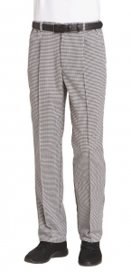 LEIBER-Jobwear, Damen- und Herren, Kochhose, ca. 250 g/qm, schwarz/wei-pepita