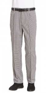 LEIBER-Jobwear, Damen- und Herren, Kochhose, ca. 250 g/qm, schwarz/wei-pepita