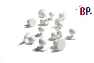 BP-Jobwear, Kugel-Knpfe, 3 x 12 Stck, wei