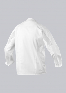 BP-Jobwear, Herren-KOCHJACKE, leicht, langarm mit Manschetten, Farbe: wei�