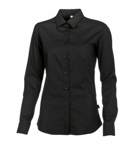 BP-Jobwear, Damenbluse, Arbeits-Bluse, ca. 125g/m, schwarz