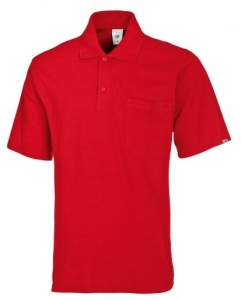 BP-Jobwear, Poloshirt, Arbeits-Berufs-Shirt, Damen & Herren, ca. 220g/m, rot