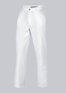 BP-Jobwear, Damen-Herren-Arbeits-Berufs-Hose, Bundhose, ca. 245g/m�, wei�