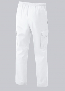 BP-Jobwear, Damen und Herren-Arbeits-Berufs-Hose, Bundhose, ca. 215g/m�, wei�