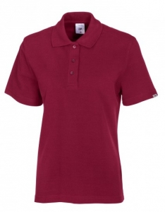 BP-Jobwear, Damen-Poloshirt, Arbeits-Berufs-Shirt, ca. 220g/m, bordeaux