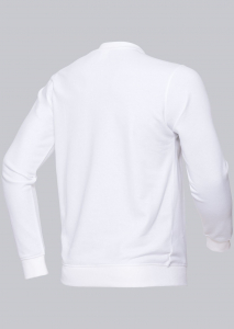 BP-Jobwear, Sweatshirt f�r Sie & Ihn, Arbeits-Berufs-Shirt, ca. 195 g/m�, wei�