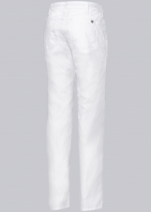 BP-Jobwear, Damen-Arbeits-Berufs-Hose, Bundhose, Chino, 205 g/m�, wei�