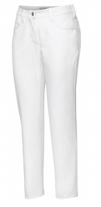 BP-Jobwear, Damenjeans, Arbeits-Berufs-Jeans-Hose, 7/8 Rhre, Silver II, wei