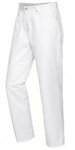 BP-Jobwear, Damen-Herren-Jeans, Arbeits-Berufs-Jeans-Hose, wei