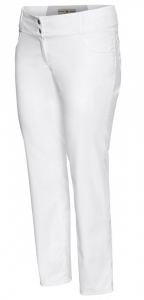 BP-Jobwear, Damen-Shape-Fit-Hose, Arbeits-Berufs-Hose, wei