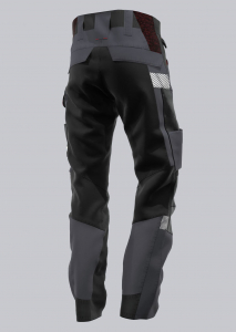 BP-Jobwear, HYBRID-Arbeitshose, robust, Stretcheins�tze, Farbe: anthrazit/ schwarz