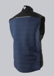 BP-THERMOWESTE, robust, schlanke Silhouette, Farbe: nachtblau/ schwarz
