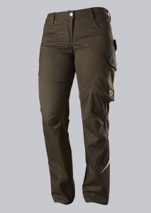 BP-Jobwear, Damen-ARBEITSHOSE, leicht, schmal, Dehnbund im R�cken, Farbe: braun