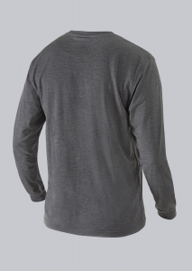 BP-Jobwear, Langarmshirt, Arbeits-Berufs-Shirt, Damen und Herren, blaugrau