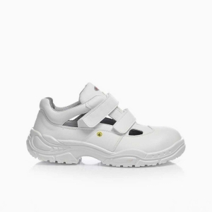 ELTEN-White-Line, S1-Arbeits-Berufs-Sicherheits-Sandalen, WHITE EASY LOW ESD, wei�