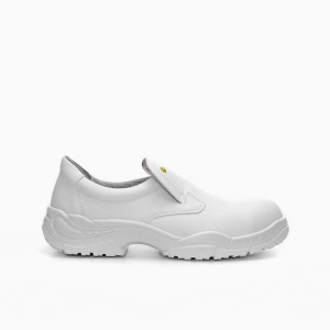 ELTEN-White-Line, S2-Arbeits-Berufs-Sicherheits-Slipper, WHITE SLIPPER LOW ESD, wei�