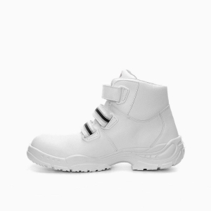 ELTEN-White-Line, S3-Arbeits-Berufs-Sicherheits-Schuhe, Hochschuhe, WHITE STRAP MID ESD, wei�