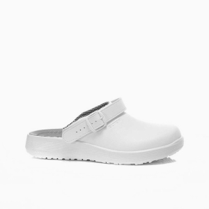 ELTEN-Withe-Line, OB-Arbeits-Berufs-Clogs, LEVY, ESD, wei�