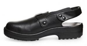 ABEBA-Footwear, SB-Damen- u. Herren-Arbeits-Berufs-Sicherheits-Clogs, schwarz